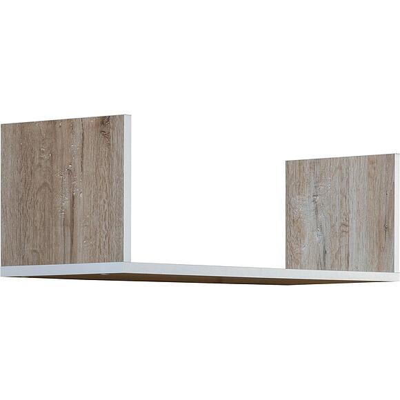 Полка «Юнона» П3.582.1.64, Материал: ЛДСП, Цвет: Дуб бордо лайт+Дуб каньон