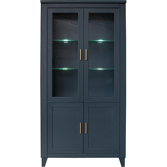 Шкаф «Амадей» П6.635.0.08, Материал: Массив (дуб), Цвет: Королевский синий  (Shkaf_Amadei_P6-635-0-08_korolevskii_sinii.jpg) Шкаф «Амадей» П6.635.0.08, Материал: Массив (дуб), Цвет: Королевский синий