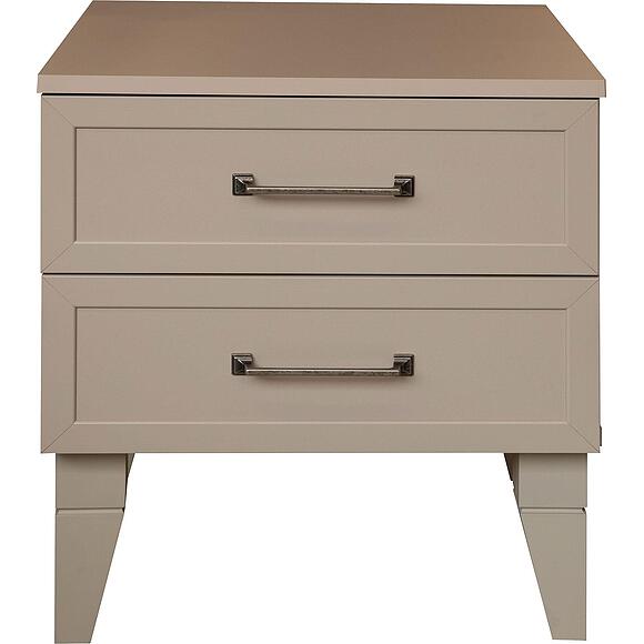 საძინებლის ტუმბო «ნაპოლი» პ7.054.1.24, ადგილი: ლდსპ+მდფ, ფერი: კაპუჩინო