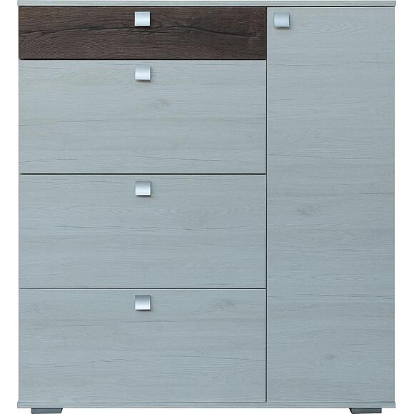 Комод «Сорренто» П6.949.1.02, Материал: ЛДСП, Цвет: Дуб Бордо лайт + Дуб Монастырский	