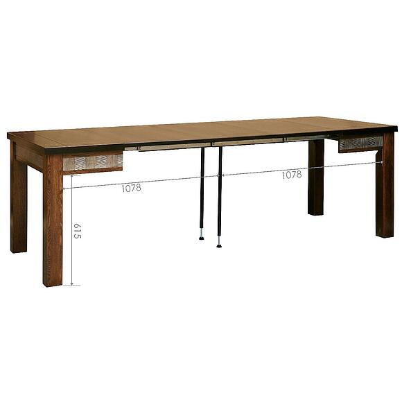 მაგიდა «ტუნისი 14» პ6.343.4.03 (П352.03), ადგილი: მდფ+შპონი, ფერი: ვენგე+ვერცხლი