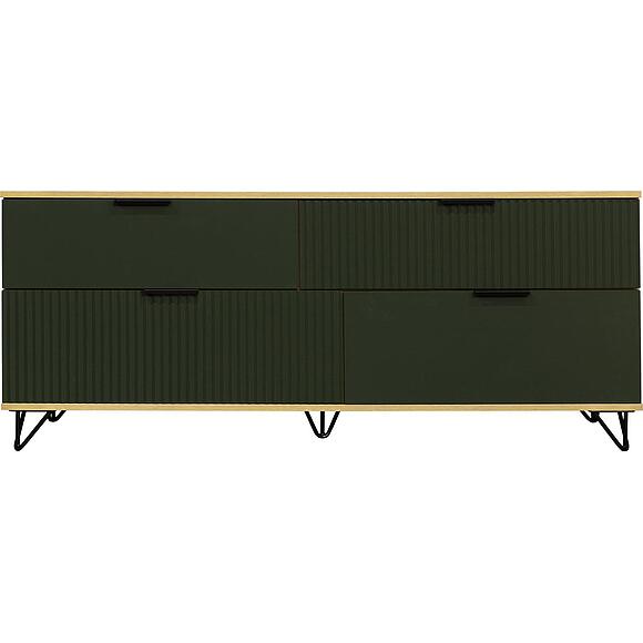 Тумба «Рокси» П6.948.0.02, Материал: ЛДСП, Цвет: Грин Софт+Дуб Кантри золотой (6T3A3263.jpg) Тумба «Рокси» П6.948.0.02, Материал: ЛДСП, Цвет: Грин Софт+Дуб Кантри золотой