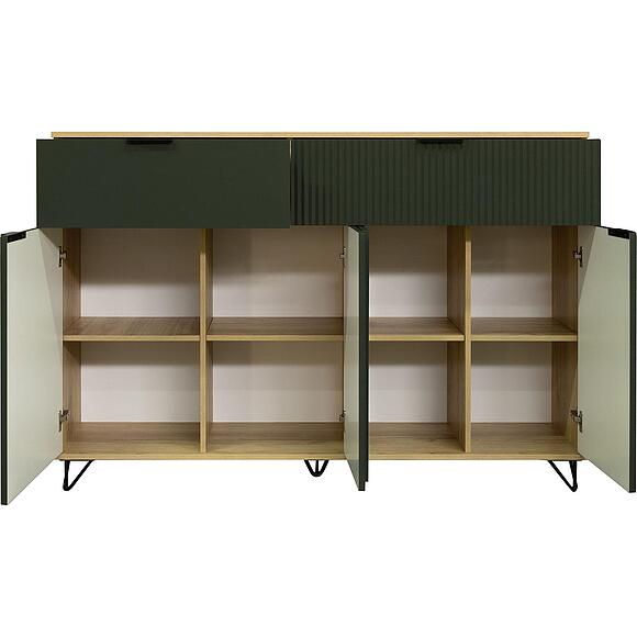 Тумба «Рокси» П6.948.0.04, Материал: ЛДСП, Цвет: Грин Софт+Дуб Кантри золотой (6T3A3274.jpg) Тумба «Рокси» П6.948.0.04, Материал: ЛДСП, Цвет: Грин Софт+Дуб Кантри золотой