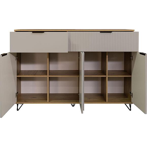 Тумба «Рокси» П6.948.0.04, Материал: ЛДСП, Цвет: Пепел Софт+Дуб Нокс (6T3A3230.jpg) Тумба «Рокси» П6.948.0.04, Материал: ЛДСП, Цвет: Пепел Софт+Дуб Нокс