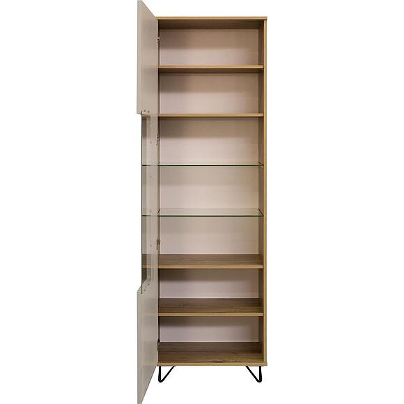 Шкаф «Рокси» П6.948.0.01, Материал: ЛДСП, Цвет: Пепел Софт+Дуб Нокс (6T3A3185.jpg) Шкаф «Рокси» П6.948.0.01, Материал: ЛДСП, Цвет: Пепел Софт+Дуб Нокс