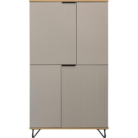 Шкаф «Рокси» П6.948.0.03, Материал: ЛДСП, Цвет: Пепел Софт+Дуб Нокс (6T3A3158.jpg) Шкаф «Рокси» П6.948.0.03, Материал: ЛДСП, Цвет: Пепел Софт+Дуб Нокс