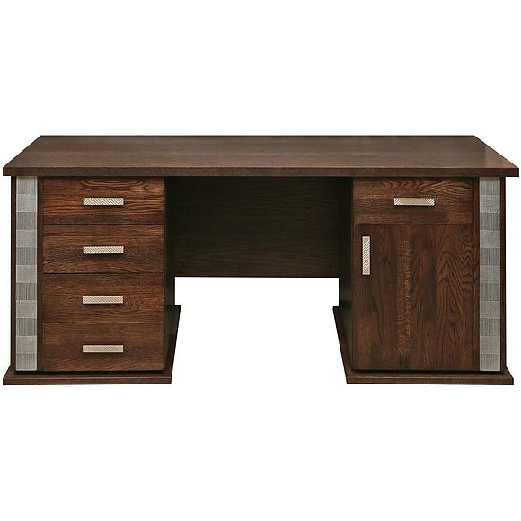 საწერი მაგიდა «ტუნისი» პ6.343.2.08 (პ343.08შ), ადგილი: დსპ+შპონი, ფერი: ვენგე+ვერცხლი