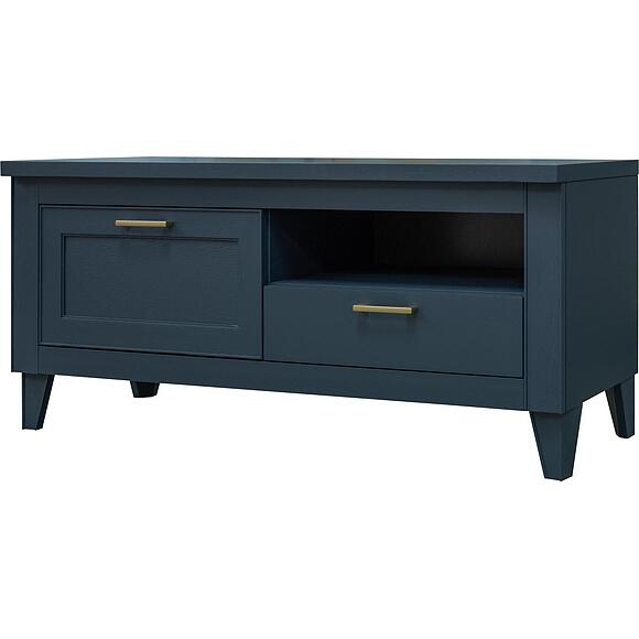 Тумба «Амадей» П6.635.0.02 (П635.02), Материал: Массив (дуб), Цвет: Королевский синий  (Tumba_TV_Amadei_P635-02_korelevskii_sinii__.jpg) Тумба «Амадей» П6.635.0.02 (П635.02), Материал: Массив (дуб), Цвет: Королевский синий