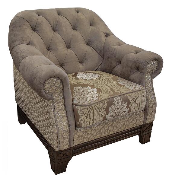 სავარძელი «ვერდი Royal» (12), ადგილი: ნაჭერი, ტყავის ჯგუფი: 24 ჯგუფი