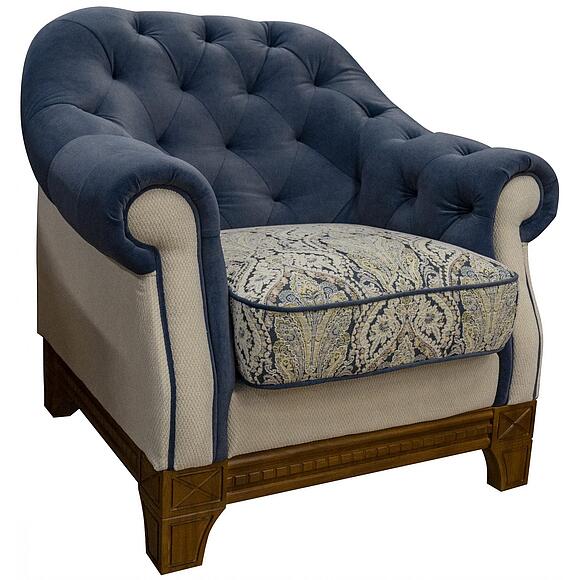 სავარძელი «ვერდი Royal» (12), ადგილი: ნაჭერი, ტყავის ჯგუფი: 24 ჯგუფი