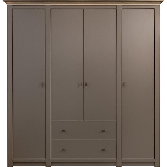 ტანსაცმლის კარადა «სორბონნა» პ7.055.1.16, ადგილი: ლდსპ+მდფ, ფერი: ნაცრისფერი კობალტი