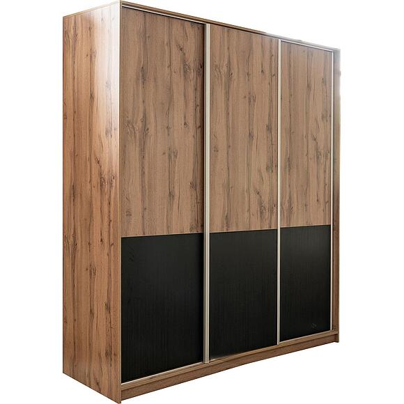 კარადა-კუპე 3დ «ბლექვუდი» პ3.556.1.41, ადგილი: ლდსპ, ფერი: მუხის ვოტანი + შავი