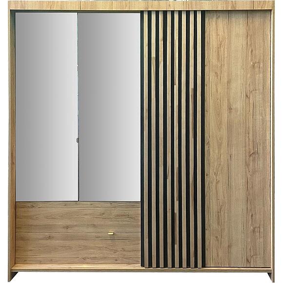 ტანსაცმლის კარადა «დეკო» ბმ2.776.1.65-01, ადგილი: ლდსპ, ფერი: ნავარის მუხა