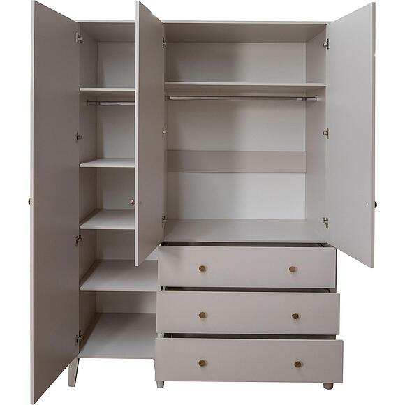 ტანსაცმლის კარადა 3დ «ერიდა» პ7.056.1.16, ადგილი: ლდსპ, ფერი: სპარსული მარგალიტი