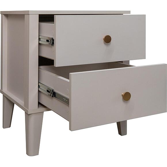 საძინებლის ტუმბო «ერიდა» პ7.056.1.22, ადგილი: ლდსპ, ფერი: სპარსული მარგალიტი