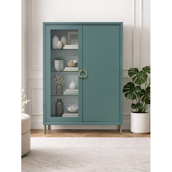 კარადა 2დ «ფლორა» პ6.980.0.03, ადგილი: ლდსპ, ფერი: მწვანე ბზის ხე