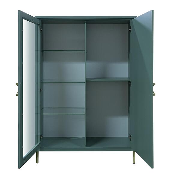 Шкаф 2д «Флора» П6.980.0.03, Материал: ЛДСП, Цвет: Зелёный самшит