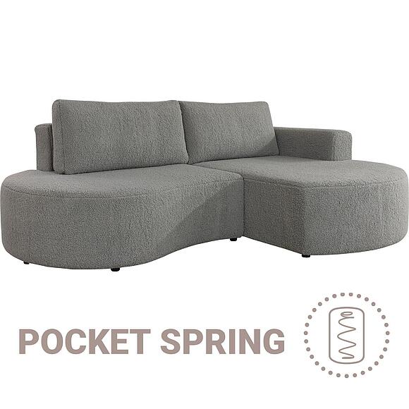 Угловой диван «Роджер» (2мL/R6R/L), Материал: Ткань, Группа ткани: 21 группа, Механизм трансформации: с механизмом