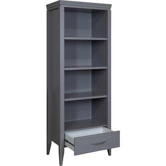 Стеллаж «Орли» П3.590.2.01, Материал: МДФ, Цвет: Платина