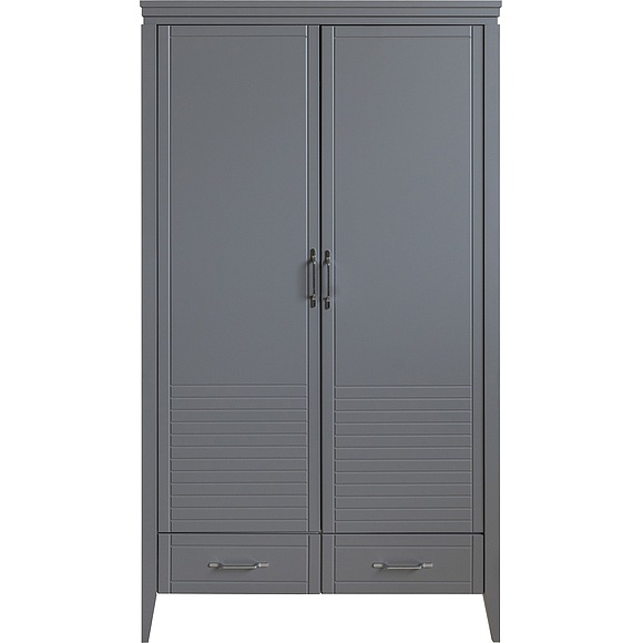 ტანსაცმლის კარადა 2დ «ორლი» პ3.590.1.03, ადგილი: მდფ, ფერი: პლატინა