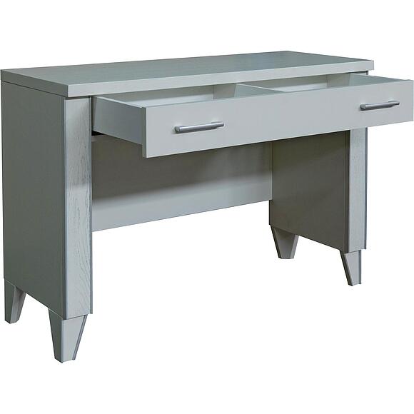 Стол туалетный «Амадей» П6.635.1.15, ადგილი: დსპ, მუხის შპონით, ფერი: სპილოსძვლისფერი ვერცხლით