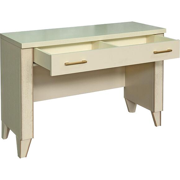 Стол туалетный «Амадей» П6.635.1.15, ადგილი: დსპ, მუხის შპონით, ფერი: ანტიკური ტემპერა მოოქროვილი