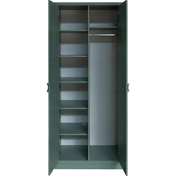Шкаф для одежды 2д «Флора» П6.980.1.06, Материал: ЛДСП, Цвет: Зелёный самшит