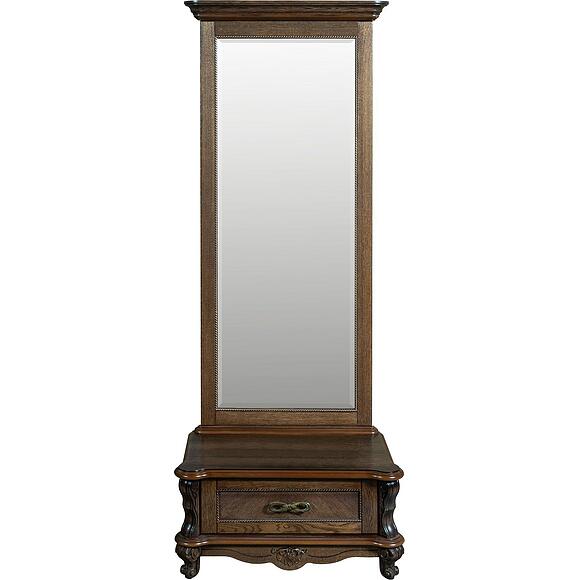 Зеркало напольное «Алези» П1.350.0.15 (П350.15), Материал: Массив (дуб), Цвет: Табак