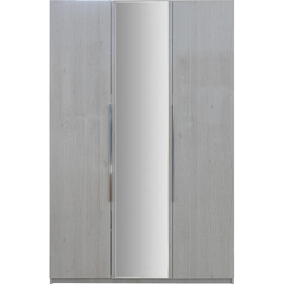 ტანსაცმლის კარადა 3დ «აგატა» პ8.986.1.06-01, ადგილი: ლდსპ, ფერი: მუხის ბორდო ლაითი