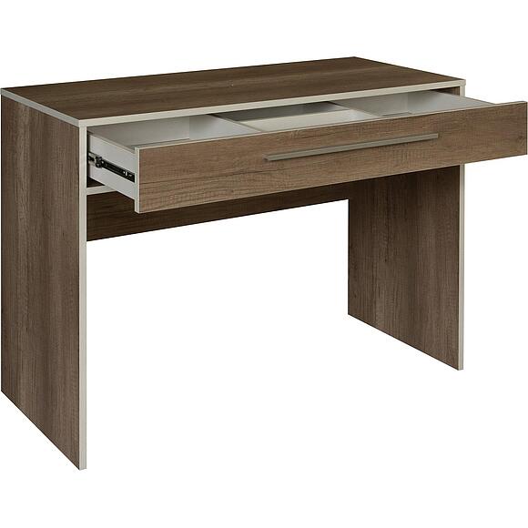 საძინებლის მაგიდა «იუნონა» პ3.582.1.58(П582.04), ადგილი: ლდსპ, ფერი: ღია ბორდოს მუხა + კანიონის მუხა