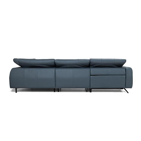 კუთხის დივანი «კენნი» (4რ.90.150.15ელ), ადგილი: ნატურალური ტყავი, ტყავის ჯგუფი: 120 ჯგუფი