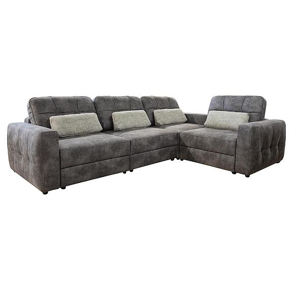 კუთხის დივანი «მელდონი» (1მლ.10მ.901რ), ადგილი: ნაჭერი, ტყავის ჯგუფი: 21 ჯგუფი, ტრანსფორმაციის მექანიზმი: მექანიზმით