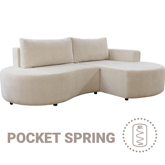 კუთხის დივანი «როჯერი» (2мL/R6R/L), ადგილი: ნაჭერი, ტყავის ჯგუფი: 19 ჯგუფი