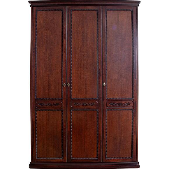 ტანსაცმლის კარადა 3დ «ბრისტოლი» პ3.588.1.02, ადგილი: მასიური მუხა, ფერი: მწიფე ალუბალი