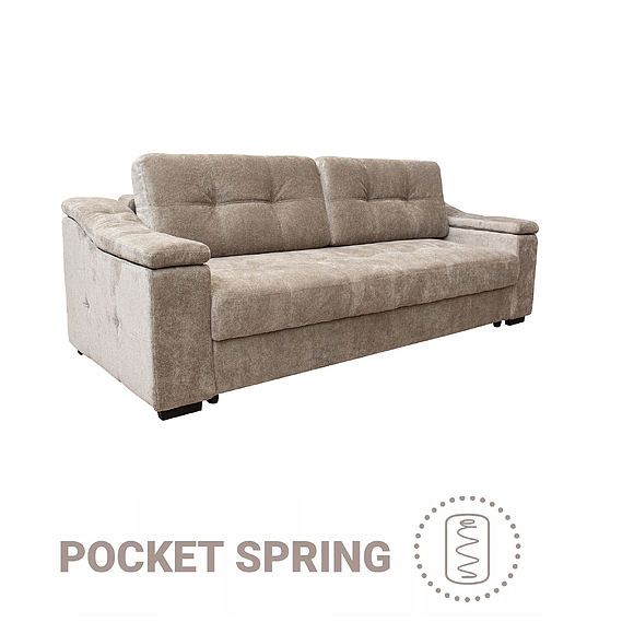 3-х местный диван «Инфинити Люкс» (3м), Материал: Ткань, Группа ткани: 20 группа, Механизм трансформации: с механизмом