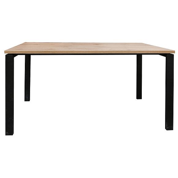 სასადილო მაგიდა «ბლექვუდ ლოფტი» პ3.0556.4.06, ადგილი: ლდსპ, ფერი: მუხის ვოტანი + შავი