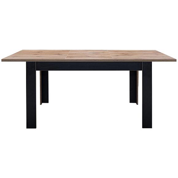 სასადილო მაგიდა «ბლექვუდ ლოფტი» პ3.0556.4.12, ადგილი: ლდსპ, ფერი: მუხის ვოტანი + შავი