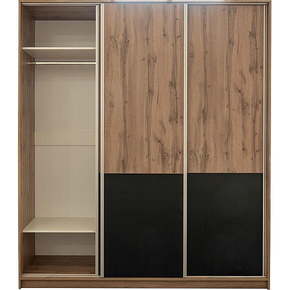 კარადა-კუპე 3დ «ბლექვუდი ლოფფტი» პ3.0556.1.41, ადგილი: ლდსპ, ფერი: მუხის ვოტანი + შავი (DSC04817-kopiya-2.jpg) კარადა-კუპე 3დ «ბლექვუდი ლოფფტი» პ3.0556.1.41, ადგილი: ლდსპ, ფერი: მუხის ვოტანი + შავი