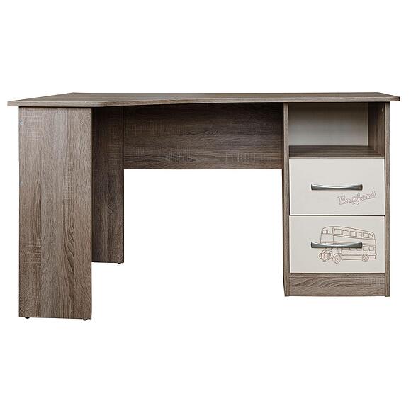 Стол письменный угловой «Бритиш Бум» П3.0551.2.17-01, ადგილი: ლდსპ, ფერი: ტრიუფელის მუხა + ნაღები
