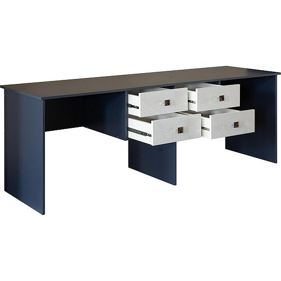 Стол письменный «Призма Нью» П3.0592.2.09, Материал: ЛДСП, Цвет: Ночное небо + Призма