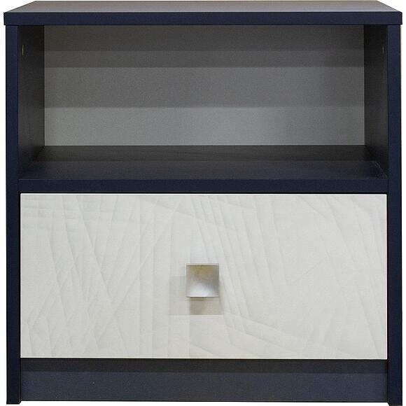 Тумба прикроватная «Призма Нью» П3.0592.1.05, ადგილი: ლდსპ, ფერი: ღამის ცა + პრიზმა