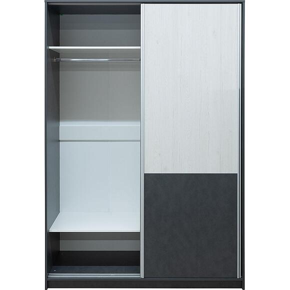 კარადა-კუპე «ჩელსი ბუმი» პ3.0587.1.08, ადგილი: ლდსპ, ფერი: ღია ბორდოს მუხა + ბრუკლინის მეტალი