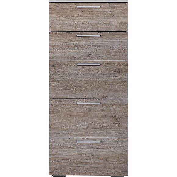 Комод «Юнона Лайт» П3.0582.1.21, Материал: ЛДСП, Цвет: Дуб бордо лайт+Дуб каньон