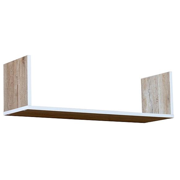 Полка «Юнона Лайт» П3.0582.1.64, Материал: ЛДСП, Цвет: Дуб бордо лайт+Дуб каньон