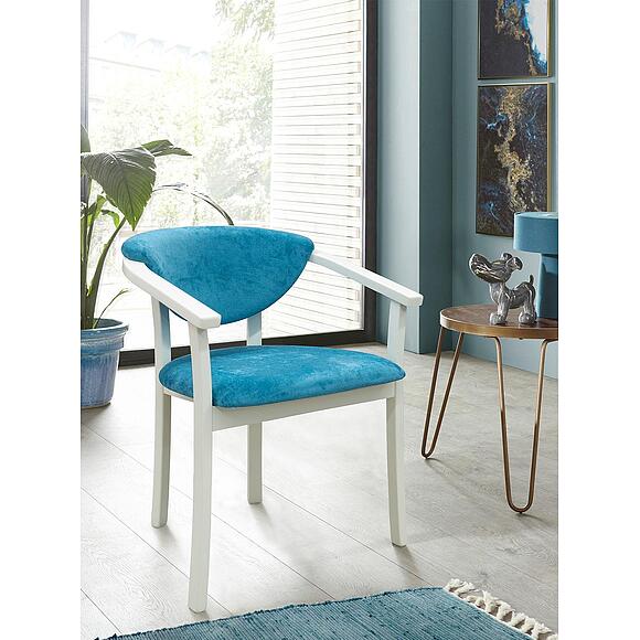 სკამი «ალექსისი მ» პ5.0611.5.01, ადგილი: ნაჭერი, ფერი: სპილოს ძვლის ფერი