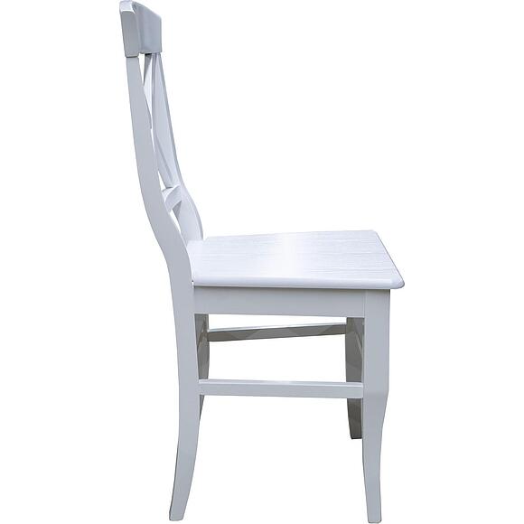 სკამი «რუსტიკალი მ» პ5.0351.5.02, ფერი: რძისფერი+თეთრი 