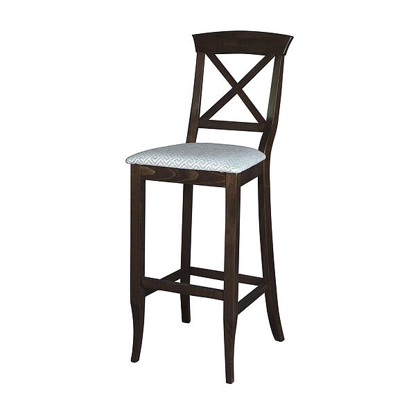 ბარის სკამი «რუსტიკალი მ» პ5.0351.5.03, ადგილი: ხელოვნური ტყავი, ფერი: ვენგე