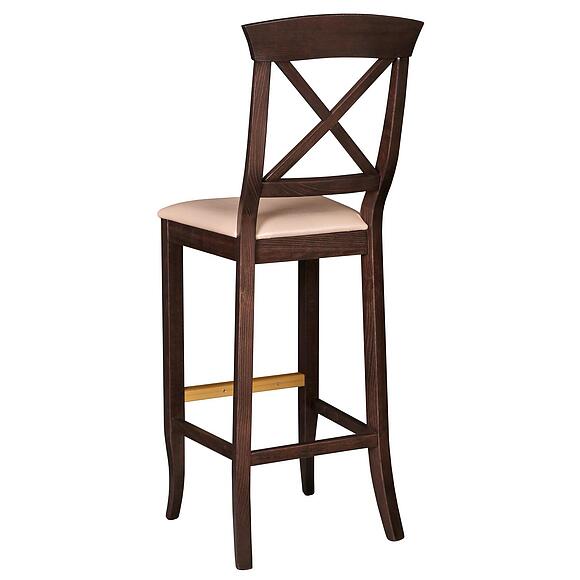 ბარის სკამი «რუსტიკალი მ» პ5.0351.5.03, ადგილი: ხელოვნური ტყავი, ფერი: ვენგე