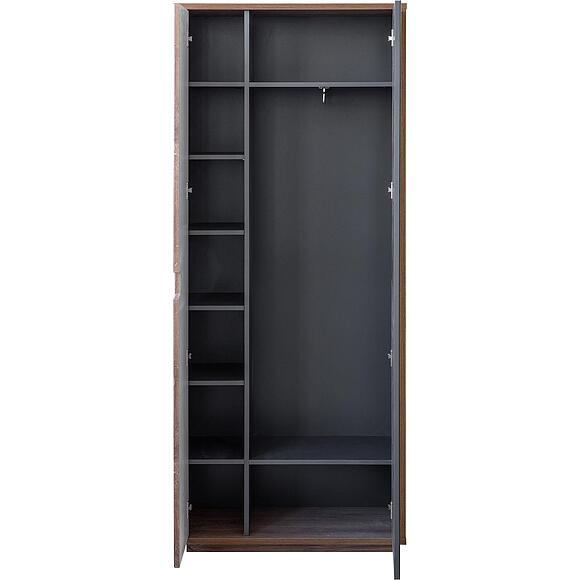 Шкаф «Хольтен Лофт» П3.0579.3.01, Материал: ЛДСП, Цвет: Дуб Ланцелот темный - Дуб Стирлинг + Графит