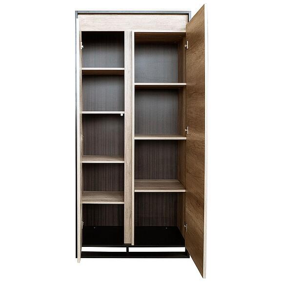 Шкаф «Каньон Лофт» П3.0561.0.19/39, Материал: ЛДСП, Цвет: Дуб Каньон+чёрный